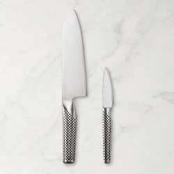 Global Classic 2-Piece Set, 7" Santoku Knife & Paring Knife