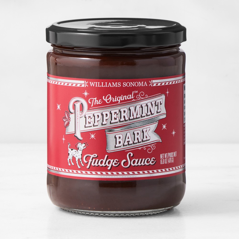Williams Sonoma Peppermint Bark Hot Fudge Sauce