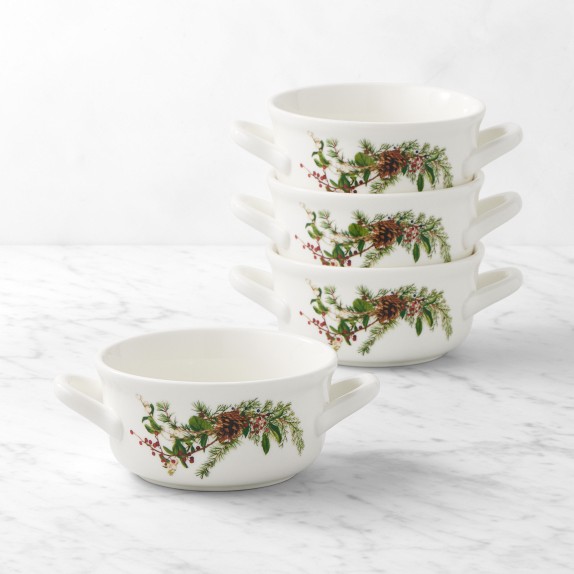 Woodland Berry Handled Soup Bowls