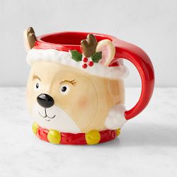 Figural Reindeer Mug