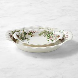 Woodland Berry Gratin Dishes, Set of 2