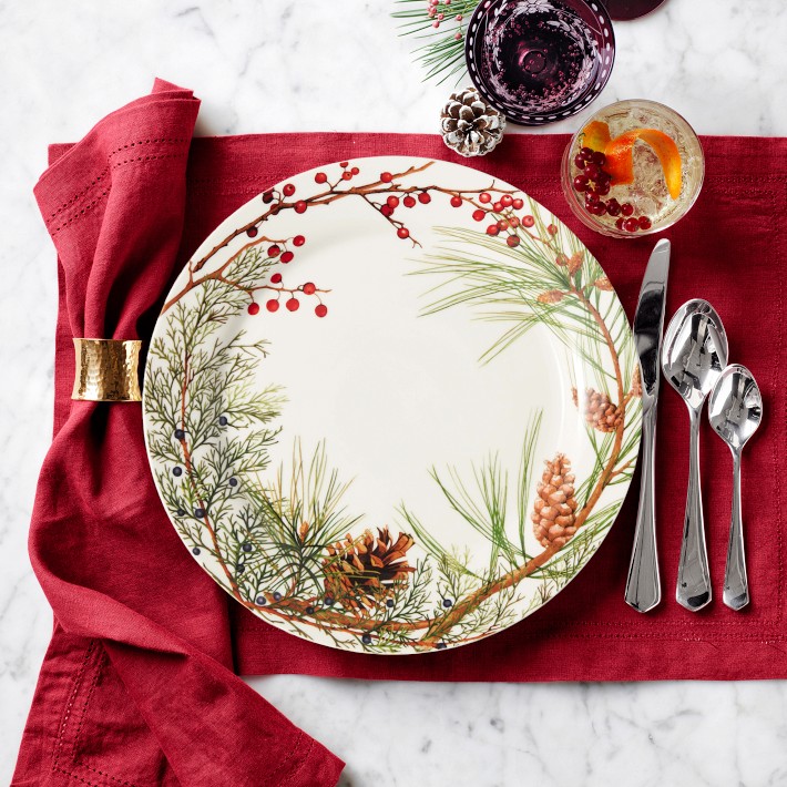 Woodland Berry Dinner Plate Set - Set of 4 | Williams Sonoma