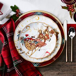'Twas The Night Before Christmas Salad Plates