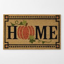 Williams Sonoma Home Pumpkin Doormat