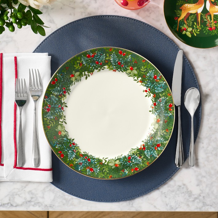 Christmas Forest Dinner Plates | Williams Sonoma
