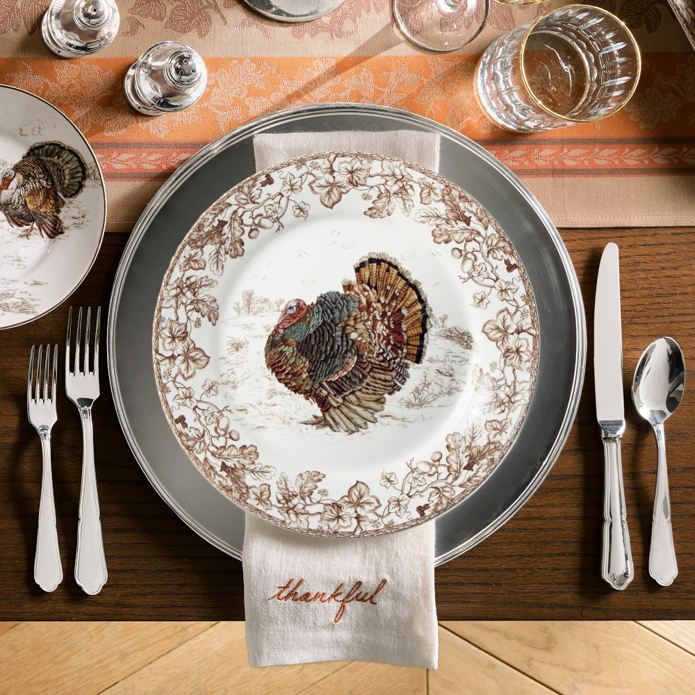 Plymouth Turkey Buffet Dinner Plates