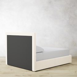 Irving Nontufted Upholstered Storage Bed &amp; Headboard with Welt