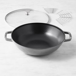 Staub Enameled Cast Iron Perfect Pan Wok, 12&quot;