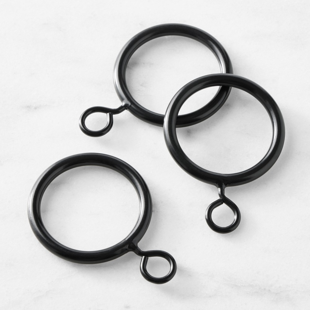 WS Curtain Hardware Rings, Set Of 10, Bronze