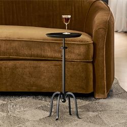 Metal Adjustable Accent Table (10")