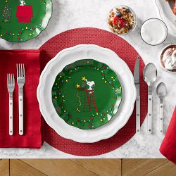 PEANUTS&#8482; x Williams Sonoma Charlie Brown Christmas Small Plates, Set of 4