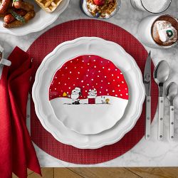 PEANUTS&#8482; x Williams Sonoma Charlie Brown Christmas Small Plates, Set of 4