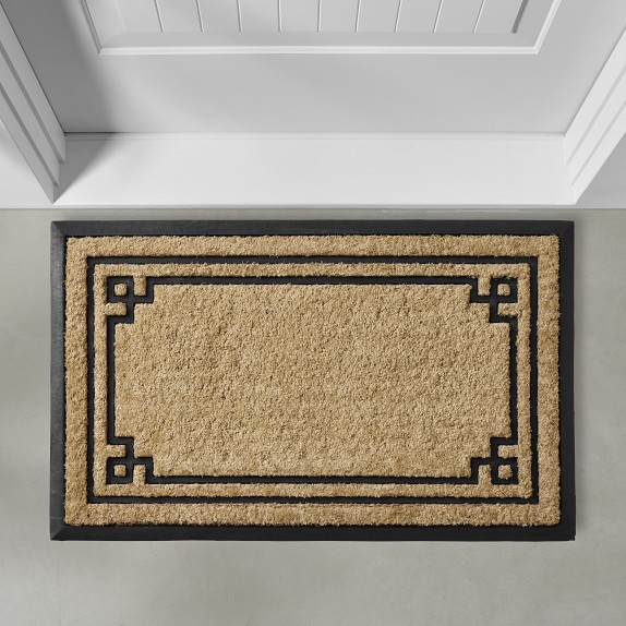 Williams Sonoma Triple Picture Frame Doormat, 22x36