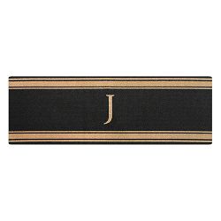 Neighburly Initial Stripes Indoor/Outdoor Monogram Doormat