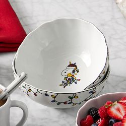 PEANUTS&#8482; x Williams Sonoma Charlie Brown Christmas Cereal Bowls, Set of 4