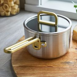 GreenPan&#8482; Stanley Tucci&#8482; Stainless-Steel Ceramic Nonstick 4-Piece Saucepan Set