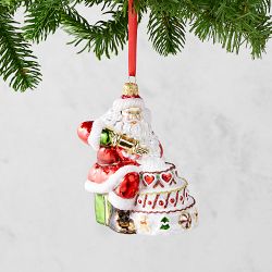 Cake Santa Ornament