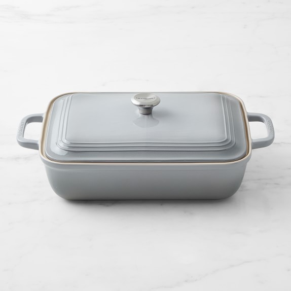 Le Creuset San Francisco Stoneware Rectangular Covered Baker, 4-Qt