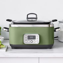 GreenPan™ Elite Slow Cooker, Sage Green, 6-qt