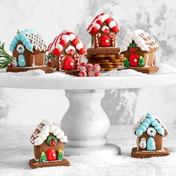 Mini Gingerbread Houses, Set of 6