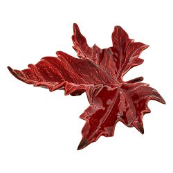 Bordallo Pinheiro Gudrun Sycamore Leaf Appetizer Plates