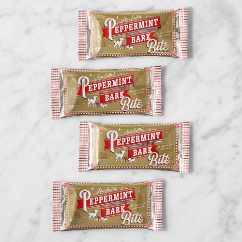 Williams Sonoma Salted Peppermint Bark Bites, Set of 4