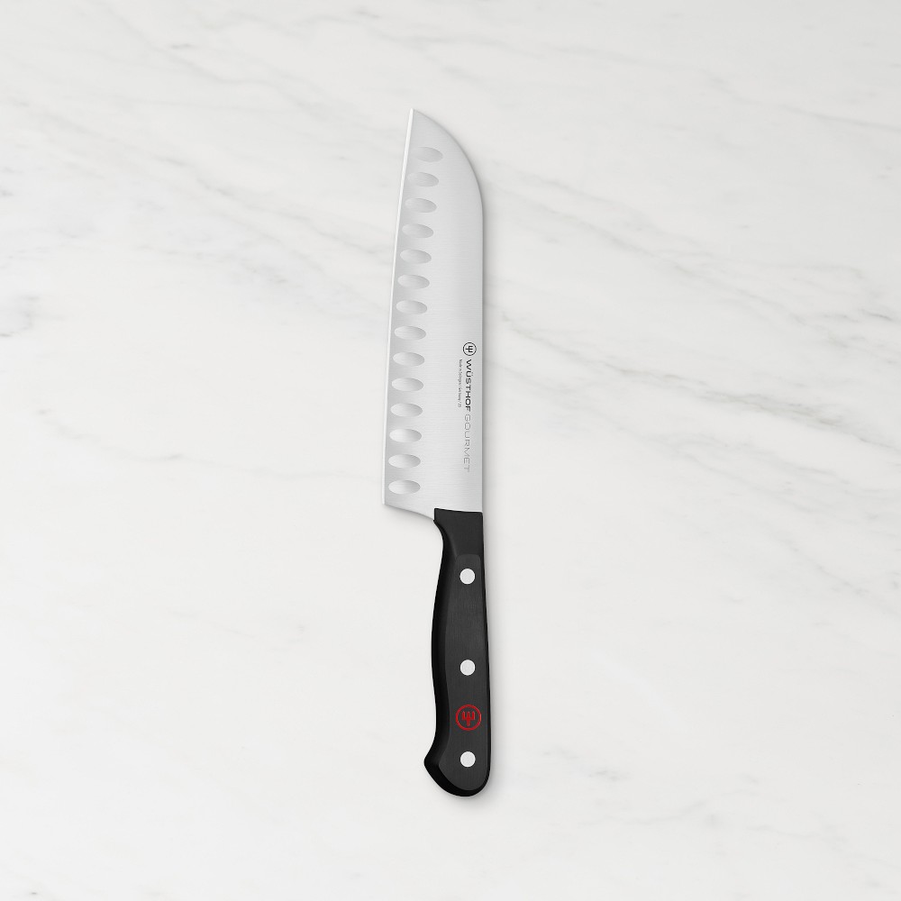Wüsthof Gourmet Hollow-Edge Santoku Knife - 7"
