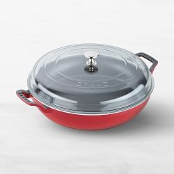 Staub Enameled Cast Iron Everything Braiser, 3 1/2-Qt., Cherry