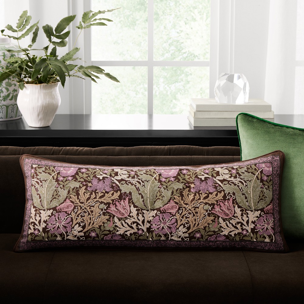 Rideau Tulipe Chèvrefeuille Morris & Co Pour Williams Sonoma – 50x96 – Occasion Neuf