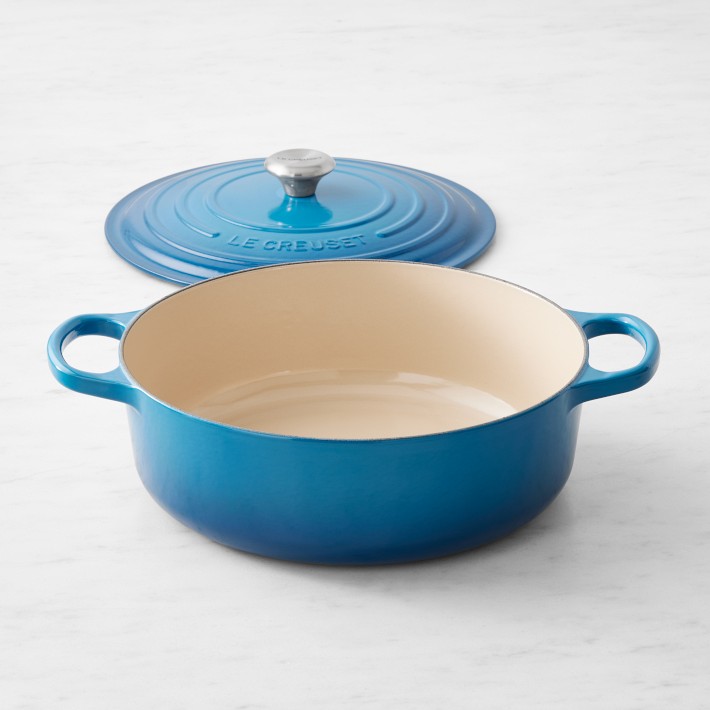 Le Creuset Signature Cast-Iron Round Wide Dutch Oven 3/4-qt