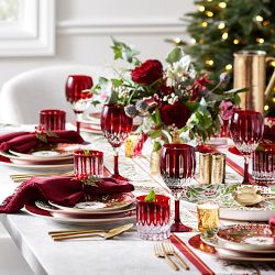 Wilshire Jewel Cut Mixed Wine Glasses, Set of 4