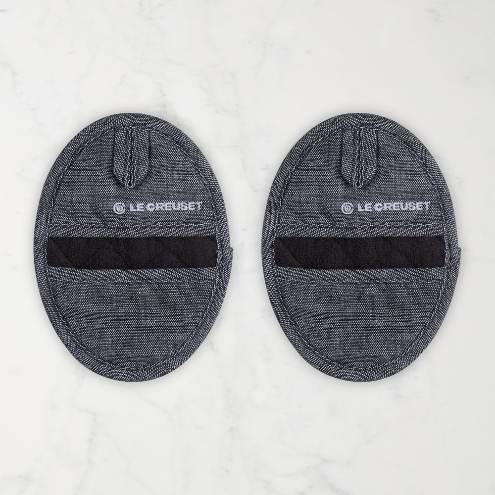 Le Creuset Pot Grips, Set of 2, Noir