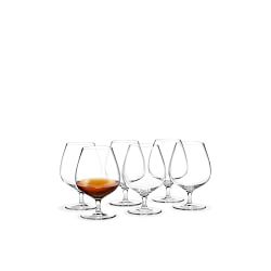 Holmegaard Brandy Snifter Glasses, Set of 6