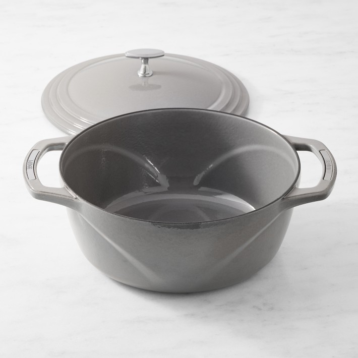 Lodge USA Enameled Cast Iron Dutch Oven Williams Sonoma
