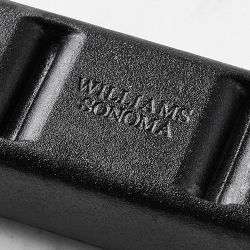 Williams Sonoma Outdoor Seasoned Cast Iron Divided Serving Pan