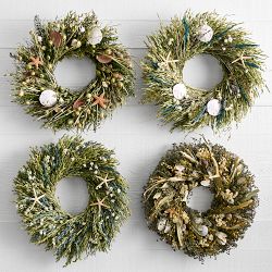 Summer in the Sand Live Wreath, 20"