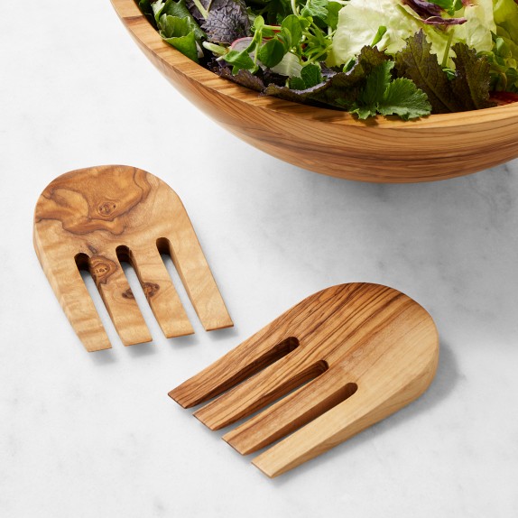 Olivewood Salad Hands