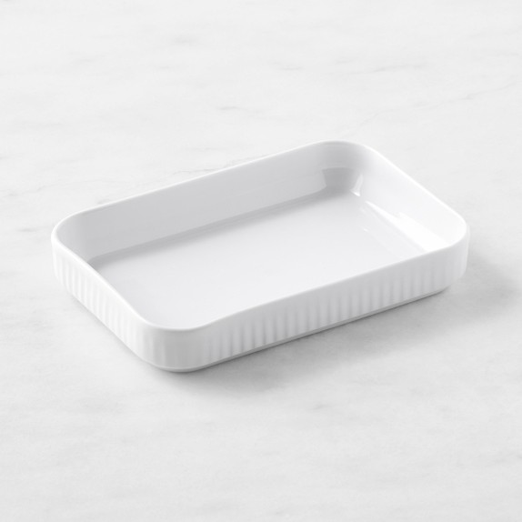 Pillivuyt Plisse Porcelain Short Appetizer Trays