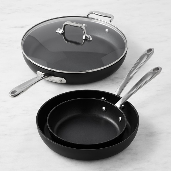 All-Clad HA1 Expert Hard Anodized Nonstick 4-Piece Fry Pan Set
