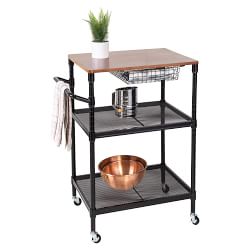 Black Kitchen Cart