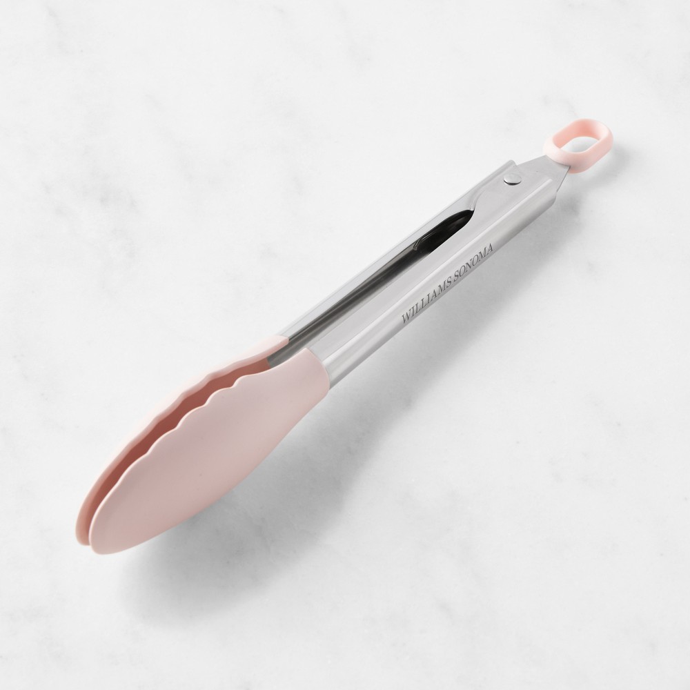 Williams Sonoma Stainless-Steel Silicone Locking Tongs