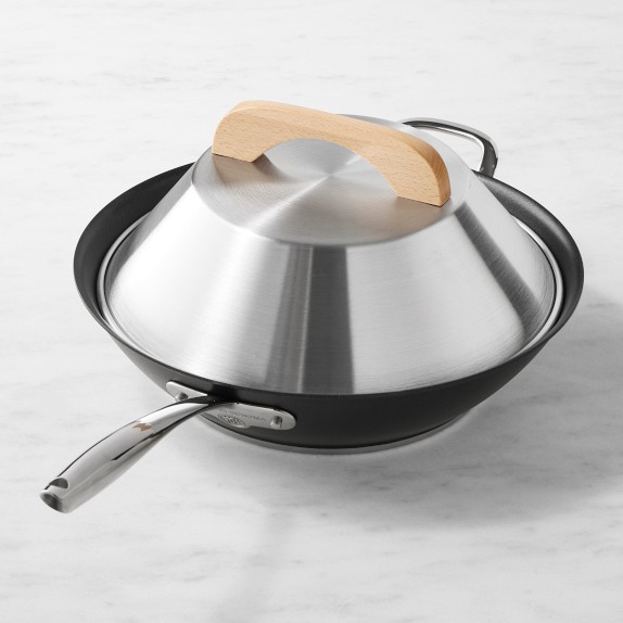 Williams Sonoma Signature Thermo-Clad™ Nonstick Wok with Wok Lid