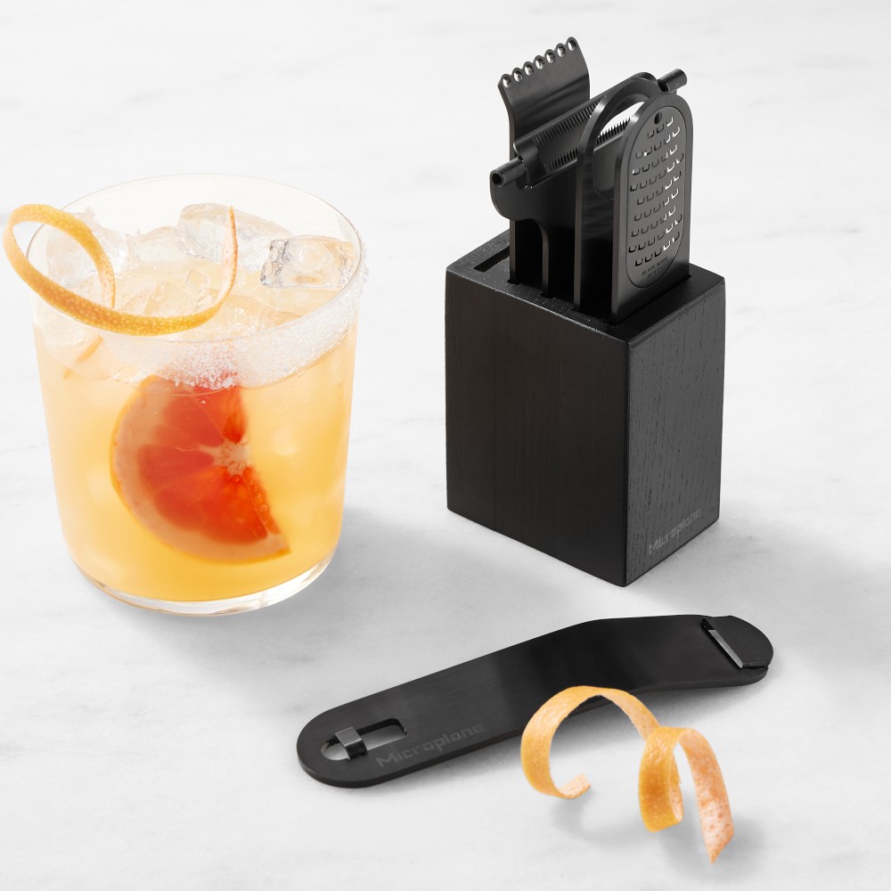 Microplane Bar Tools, Set of 5 Matte Black