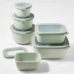 Mepal Nested Food Storage Containers, 12-Piece Set