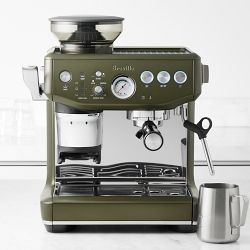 Breville Barista Express Impress Espresso Machine, Olive Tapenade