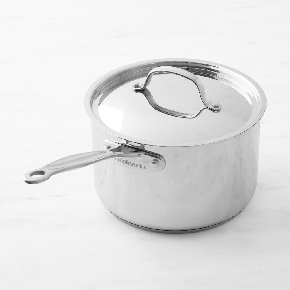 Cuisinart Chef's Classic Stainless-Steel Saucepan 4 Qt