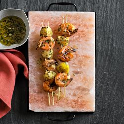 Williams Sonoma Himalayan Salt Plank with Holder