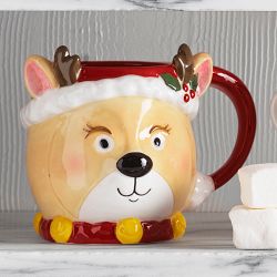 Figural Reindeer Mug