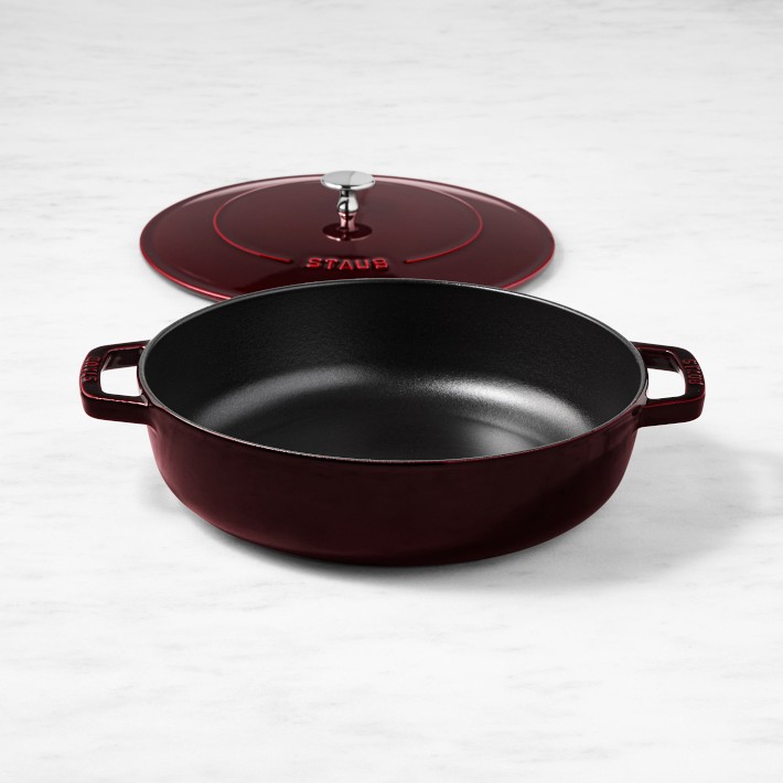 Staub Enameled Cast Iron Braiser | Williams Sonoma