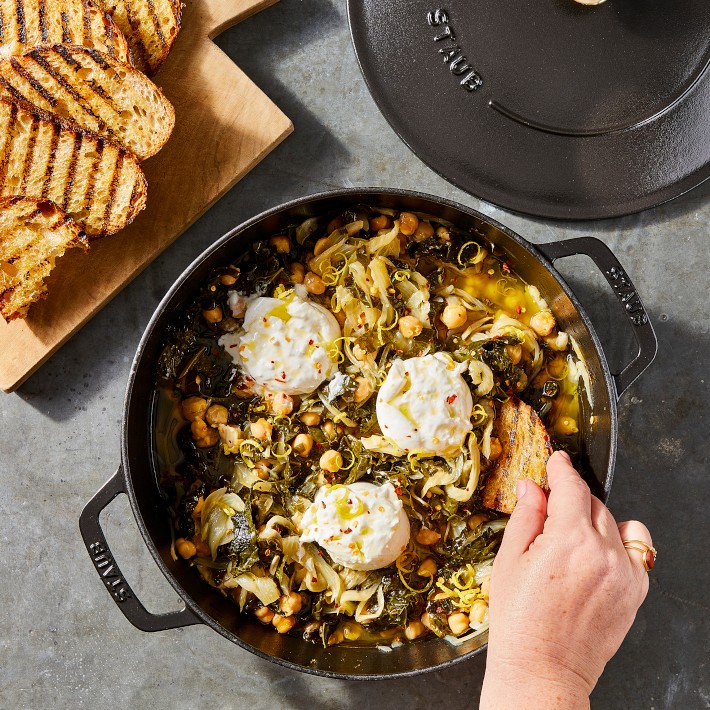 Staub Enameled Cast Iron Braiser | Williams Sonoma